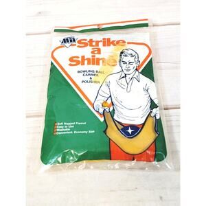 Vintage Master Strike a Shine Bowling Ball Carrier Polisher Orange 1970s Sealed
